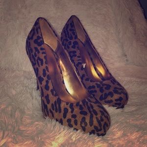 Leopard heels